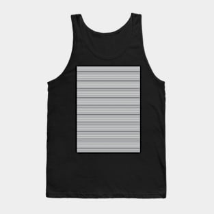 Black and grey striped pattern, pinstripes Tank Top